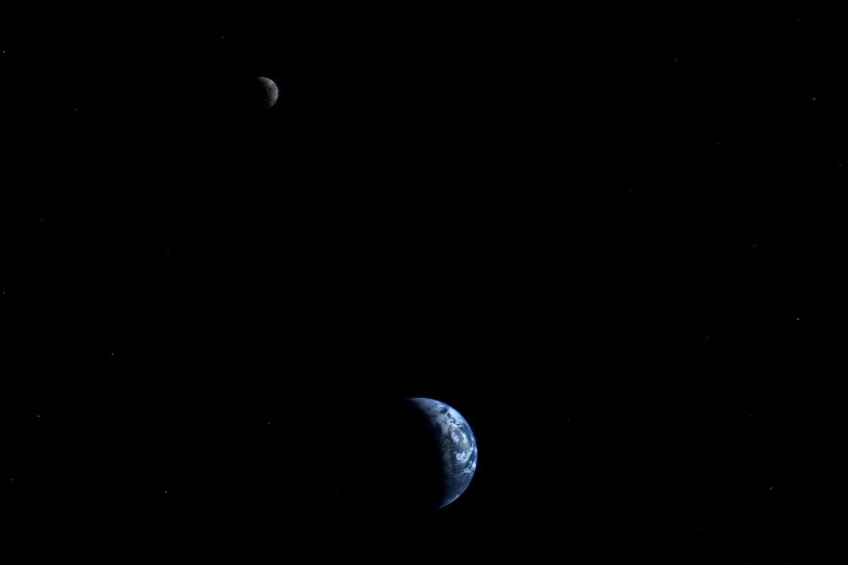 Há 49 anos, Voyager 1 registra Terra e Lua em uma única imagem