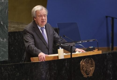 Guterres pede compromisso de líderes mundiais pela paz