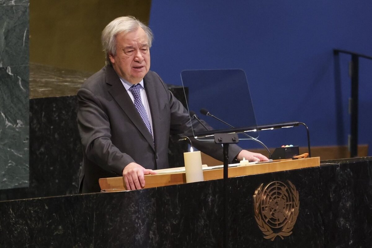 Guterres pede compromisso de líderes mundiais pela paz