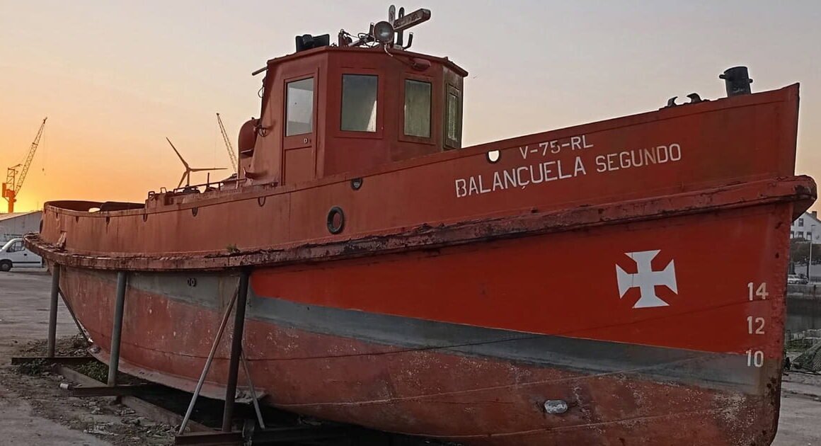 Balançuela Segundo, rebocador histórico, será restaurado em Viana do Castelo