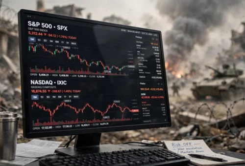 Mercados iniciam a semana sob pressão geopolítica e aumento de taxas nos EUA