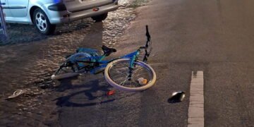Ciclista atropelada em barcelos. Condutor fugiu