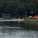 Buscas por pessoa desaparecida no rio cávado em barcelos