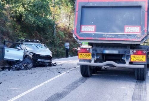 Colisão na estrada Famalicão-Braga deixa duas pessoas feridas