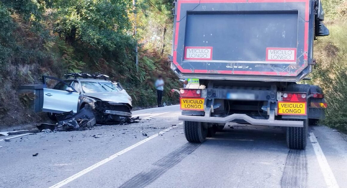 Colisão na estrada Famalicão-Braga deixa duas pessoas feridas