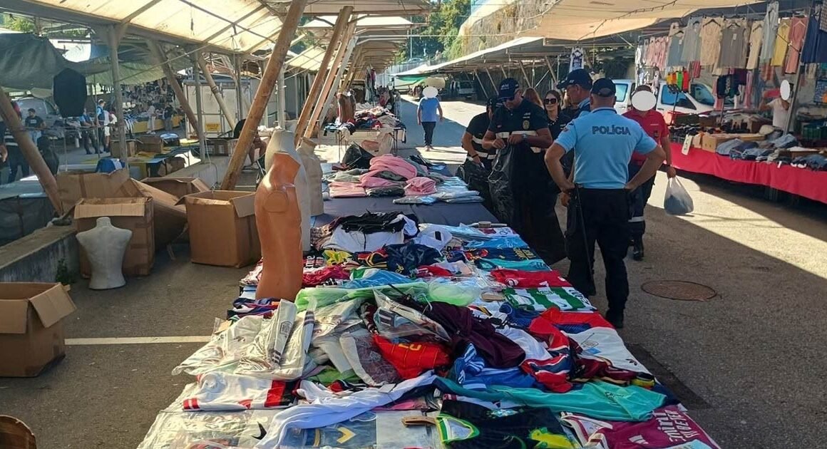 Trás-os-montes: operação em feira apreende mais de 1. 500 peças contrafeitas