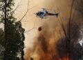 Cerca de 90 bombeiros e 2 meios aéreos combatem incêndio que deflagou de noite na póvoa de lanhoso