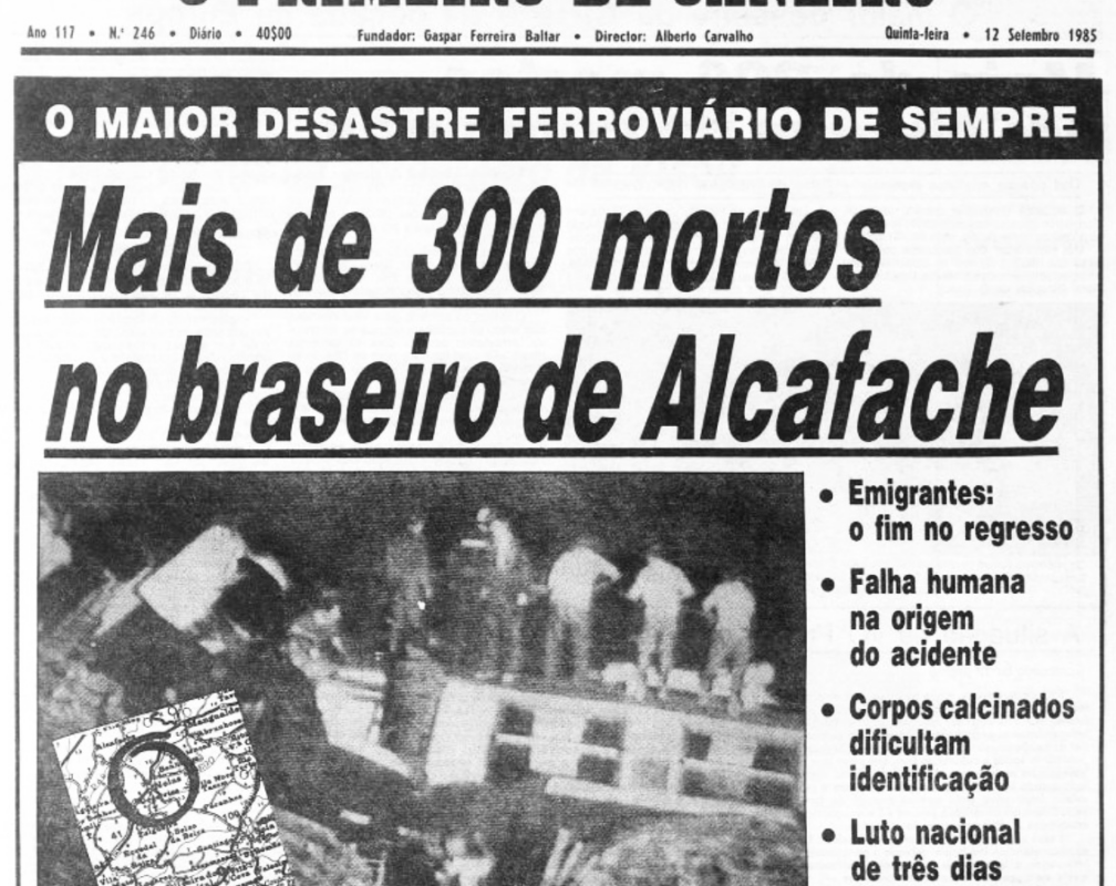 Tragédia ferroviária de Alcafache: Um acidente que marcou a história