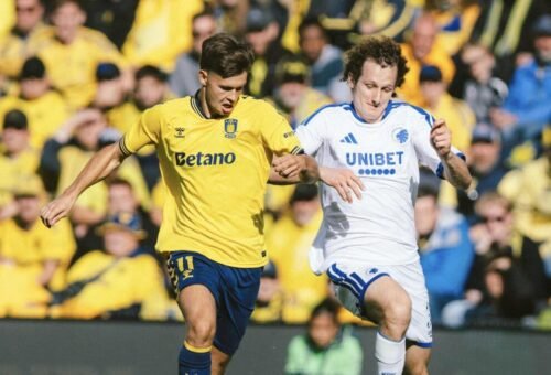 Copenhaga vence em Brondby e assume liderança na Dinamarca