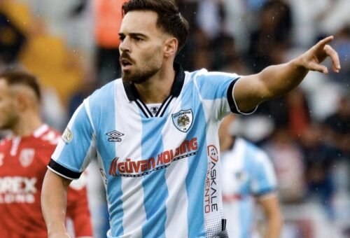 Miguel Cardoso brilha com gol na vitória do Erzurumspor na Turquia