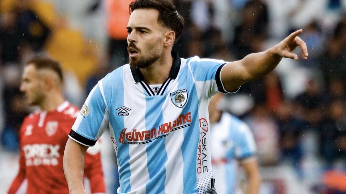 Miguel Cardoso brilha com gol na vitória do Erzurumspor na Turquia