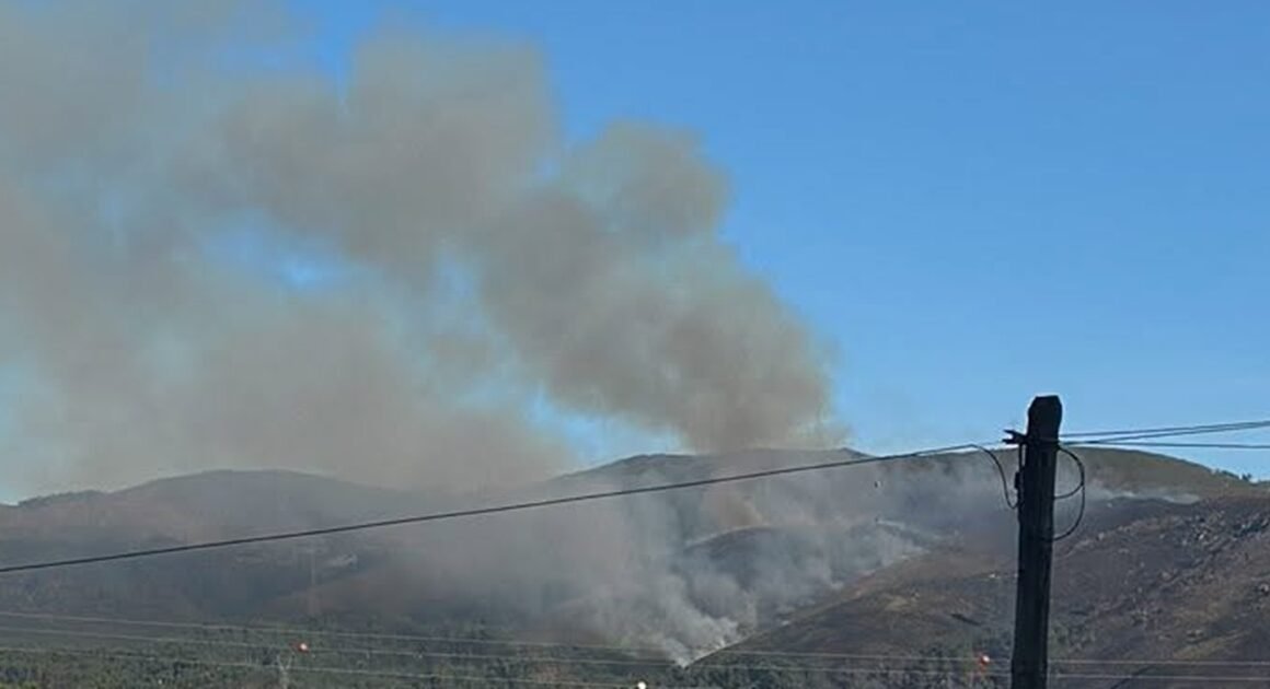 Incêndio em Vila Verde mobiliza mais de 90 bombeiros e 2 aeronaves