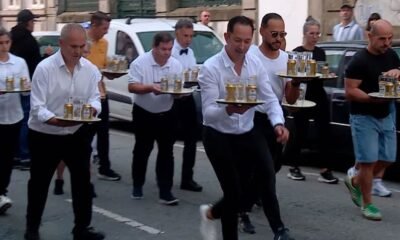 Gerente de histórica confeitaria de ponte de lima vence corrida da bandeja no porto