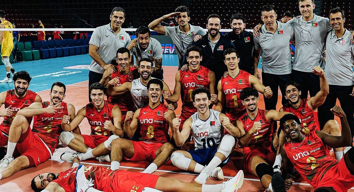 Portugal avança para os oitavos de final do Europeu de voleibol
