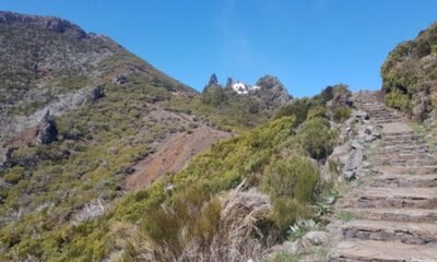 Turista alemã resgatada ferida no trilho do Pico RuivoCréditos:foto OD