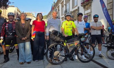 David já saiu de viana para fazer 4. 700 quilómetros sozinho de bicicleta até à turquia
