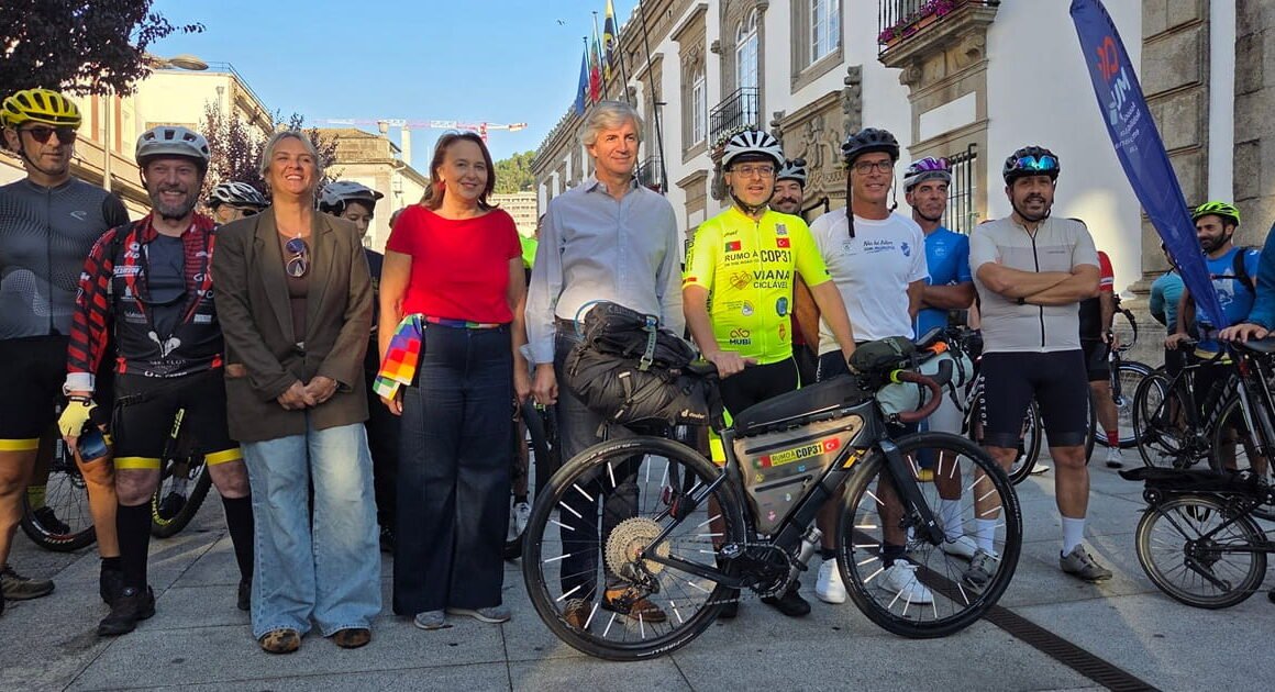 David já saiu de viana para fazer 4. 700 quilómetros sozinho de bicicleta até à turquia