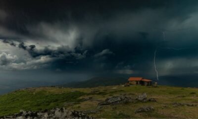 Esta fotografia de uma tempestade em arcos de valdevez ganhou um primeiro prémio