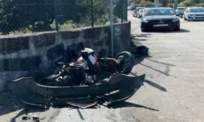 Motociclista em estado grave após colisão na estrada famalicão-póvoa de varzim