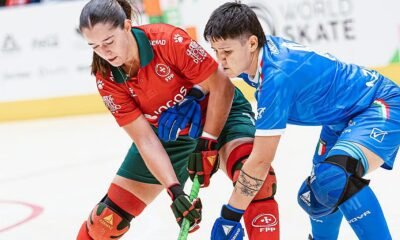 Portugal perde com Itália e deixa liderança do grupo no Mundial feminino de hóquei em patinsCréditos:Federação de Patinagem de Portugal