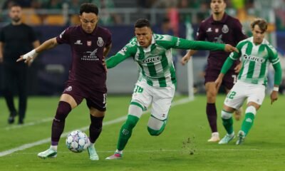FC Porto permite reviravolta do Betis e soma segunda derrota na Liga dos CampeõesCréditos:EPA/Julio Munoz