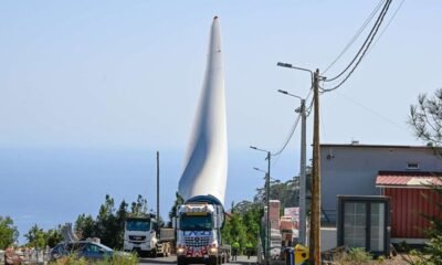 Transporte de pás eólicas volta a condicionar trânsito até 18 de OutubroCréditos:Foto Rui Silva/ASPRESS
