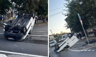Escapa ileso de aparatoso capotamento em vila verde