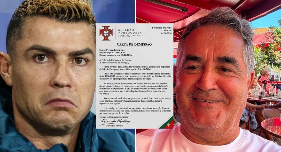 Viana: ex-autarca de alvarães “demite-se” de adepto da seleção após saída de cristiano ronaldo
