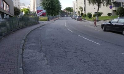 Atenção, braga. Duas ruas condicionadas para repavimentação
