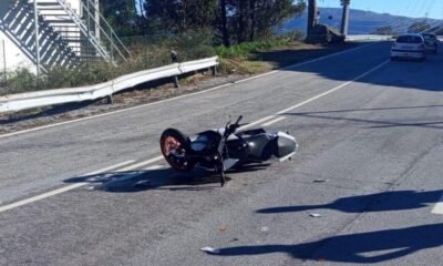 Motociclista de 20 anos ferido após colisão com automóvel em vieira do minho