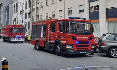 Fuga de gás mobiliza bombeiros em braga