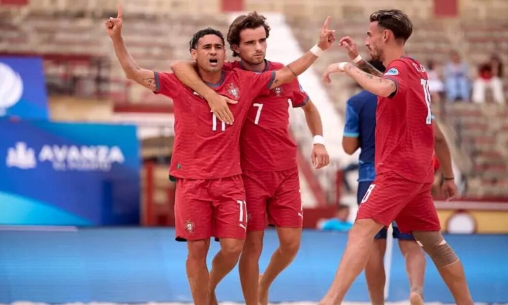 Portugal conquista mundialito de futebol de praia
