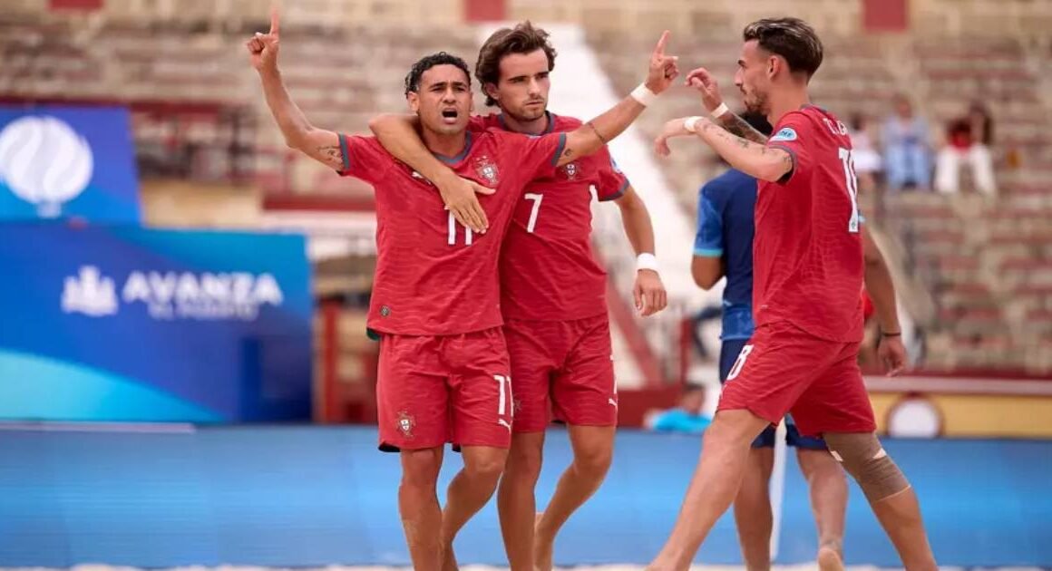 Portugal conquista mundialito de futebol de praia