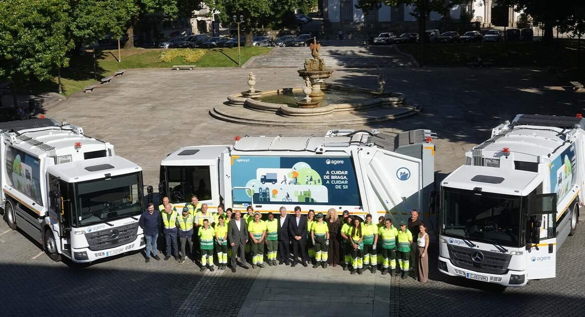 Braga: agere investe mais de 1,8 milhões em camiões elétricos e equipamentos de limpeza