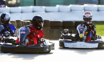 Max Verstappen durante o evento "Max vs 100", em SilverstoneCréditos:Mark Thompson/Getty Images/Red Bull Content Pool