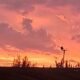 Pôr do sol deslumbrante em braga anuncia regresso do bom tempo