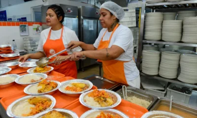 Bom Prato Vila Gilda, em Santos, passa por revitalização e mantém atendimento com distribuição de marmitas