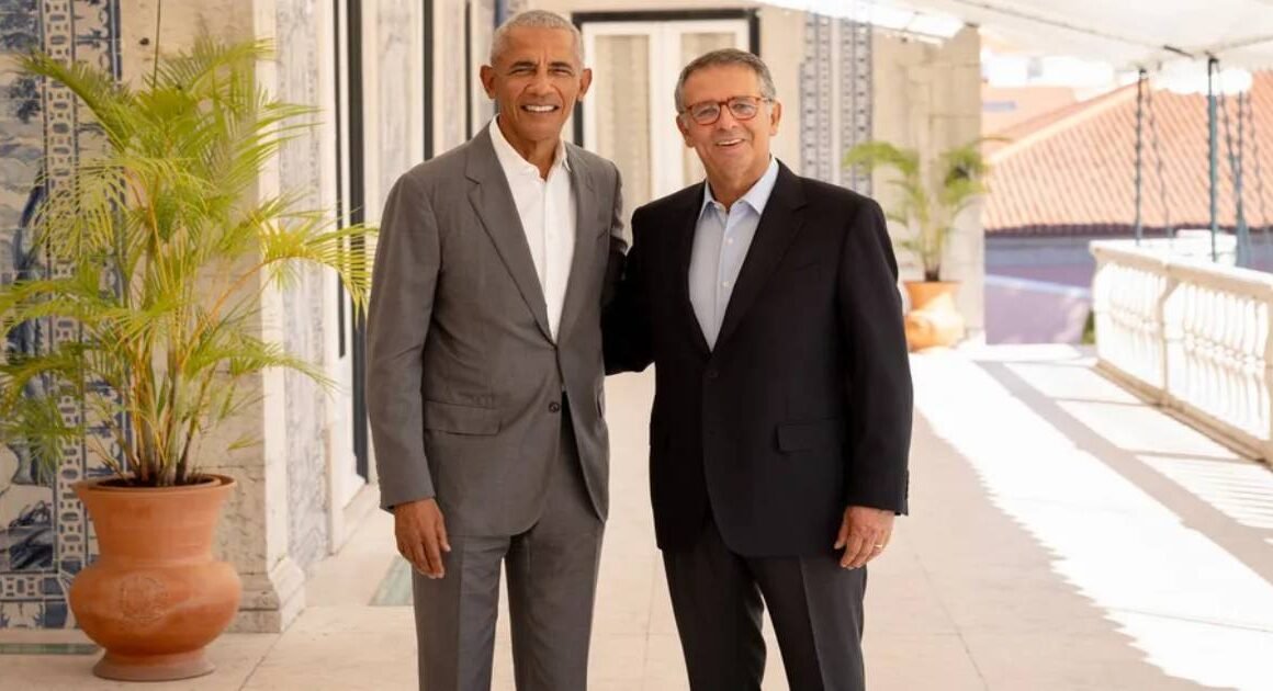 Obama foi recebido por seguro em belém