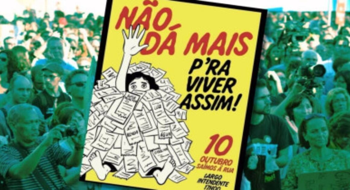 Protestos em braga, aveiro, lisboa e porto contra o aumento do custo de vida