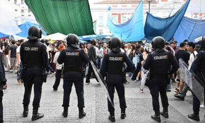 Confrontos e detenções marcam 17.º dia de protestos contra crise da habitação em MadridCréditos:Fernando Villar
